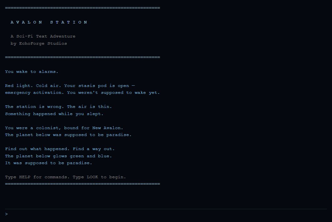 Avalon Station — gameplay screenshot