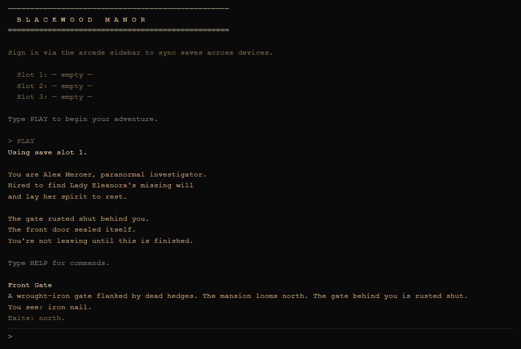 Blackwood Manor — gameplay screenshot