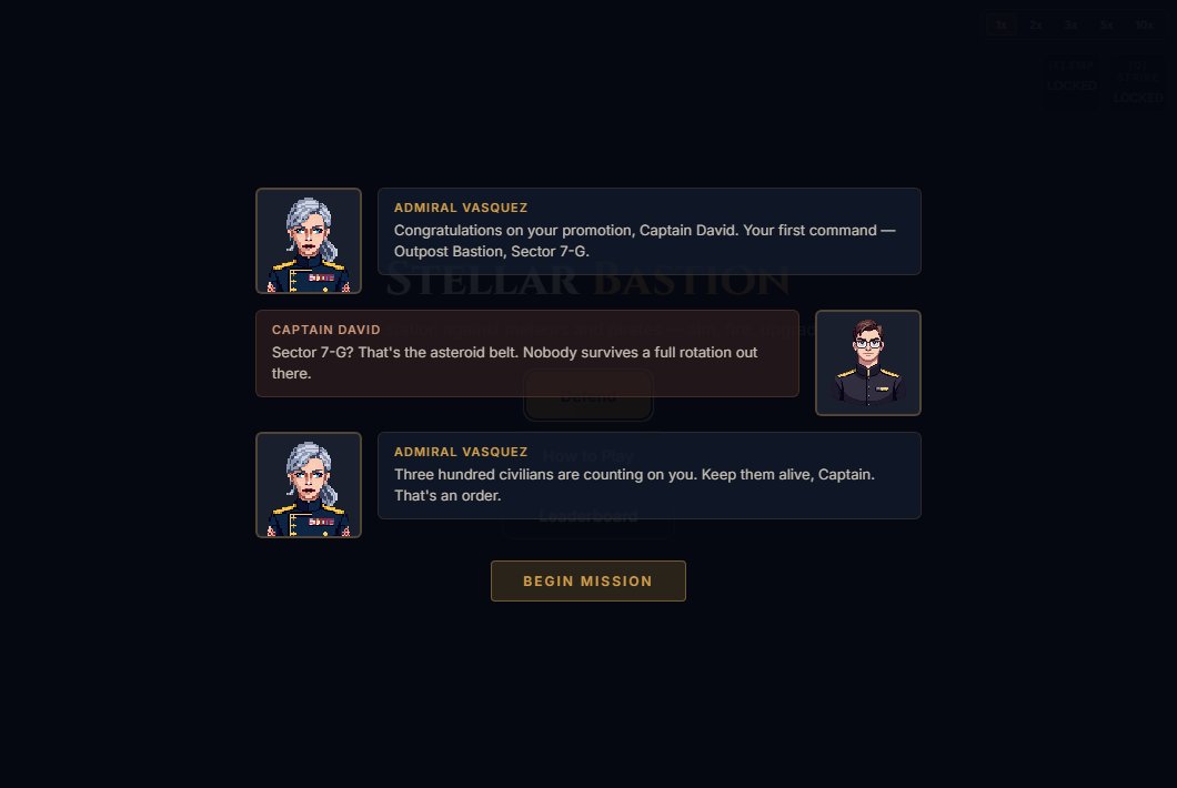 Stellar Bastion — gameplay screenshot